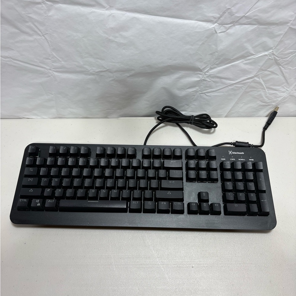 Black mechnical Gaming Keyboard by Blackweb